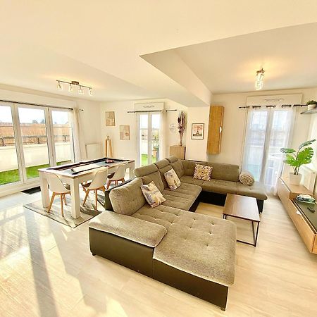 Le Prestige Terrasse-Cocon Familial Cosy, Billard & Jacuzzi Avec Vue Sur Paris Apartment Le Blanc-Mesnil Exterior photo